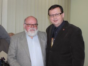 Prof.Maciej W�odarczyk i p.Rados�aw Moskal