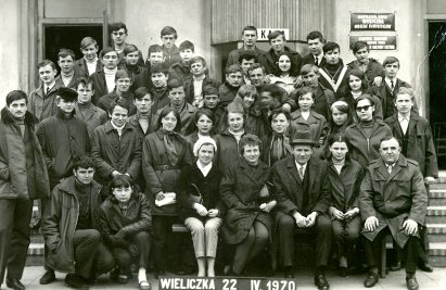 Wycieczka klasy Sp (matura 1973) do Wieliczki
