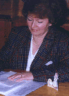 mgr Ewa Fory� - nauczyciel historii, pocz�tek pracy w ZSH - 1973r.