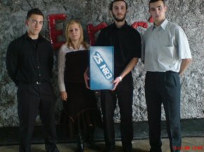 Od lewej: Jakub Wojciechowski, Ewelina Buchmiet, Karol Loranty i Bartosz W�jcik