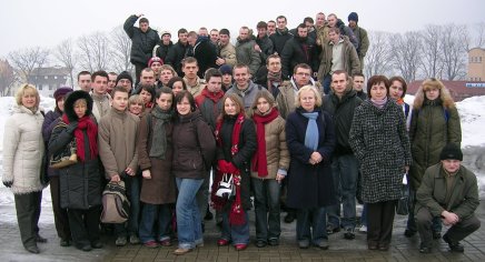 Uczniowie klasy o profilu technik elektronik - matura 2006